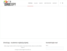 Tablet Screenshot of dinocopy.com